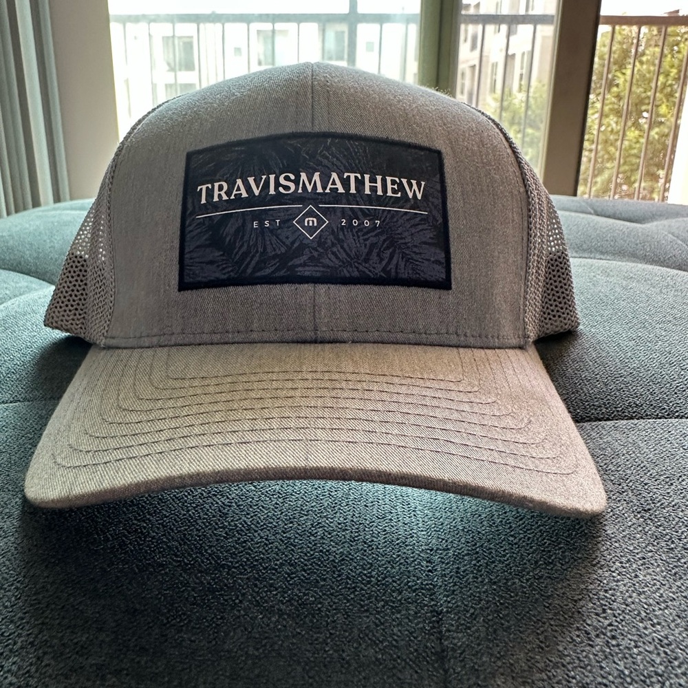 Travis Mathew Gray Mesh Cap